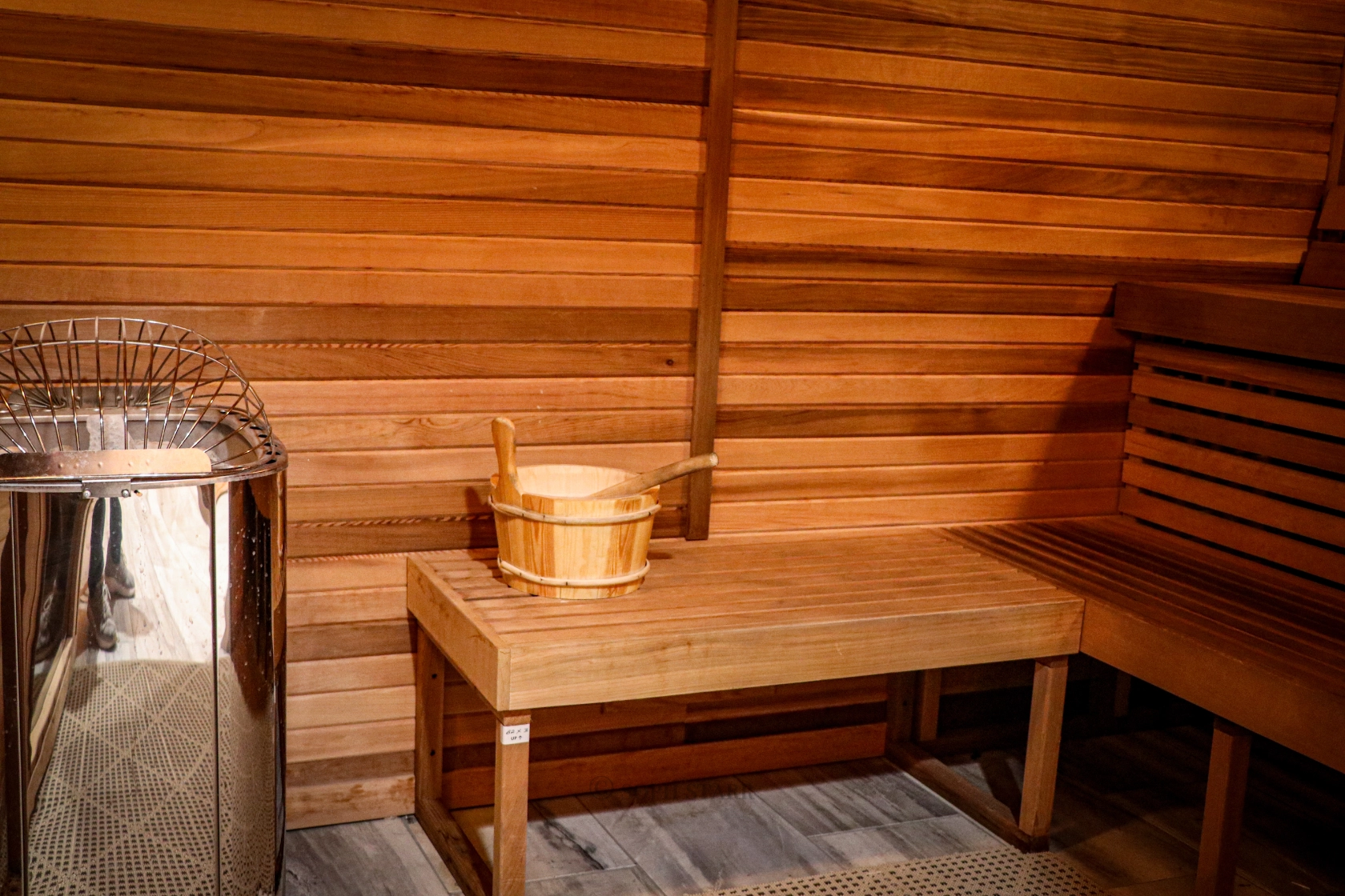 Interior picture of the sauna located at 24 Seven Club Fitness